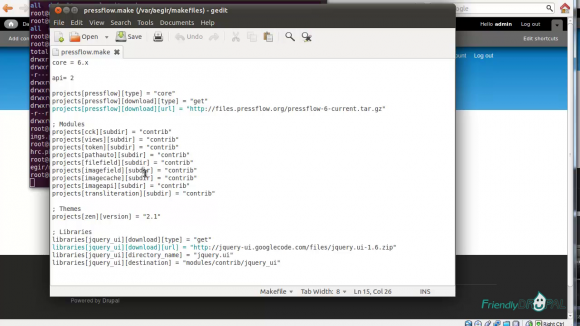 Platform makefile Platform makefile